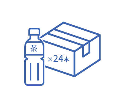 アイコン:ペットボトルお茶